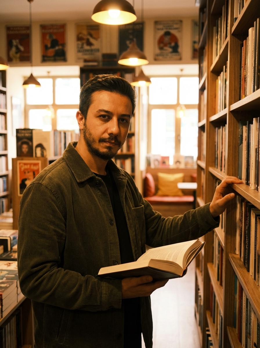 Bookstore Library Headshot free prompt | Free AI Photo Prompt | PROMPTIEX