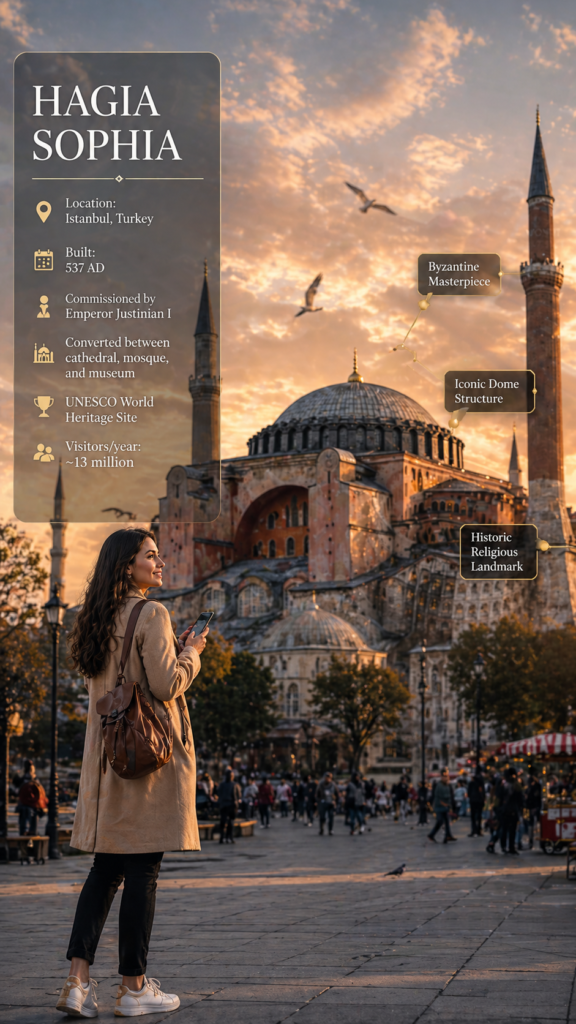Hagia Sophia prompt guide - ChatGPT image prompt example