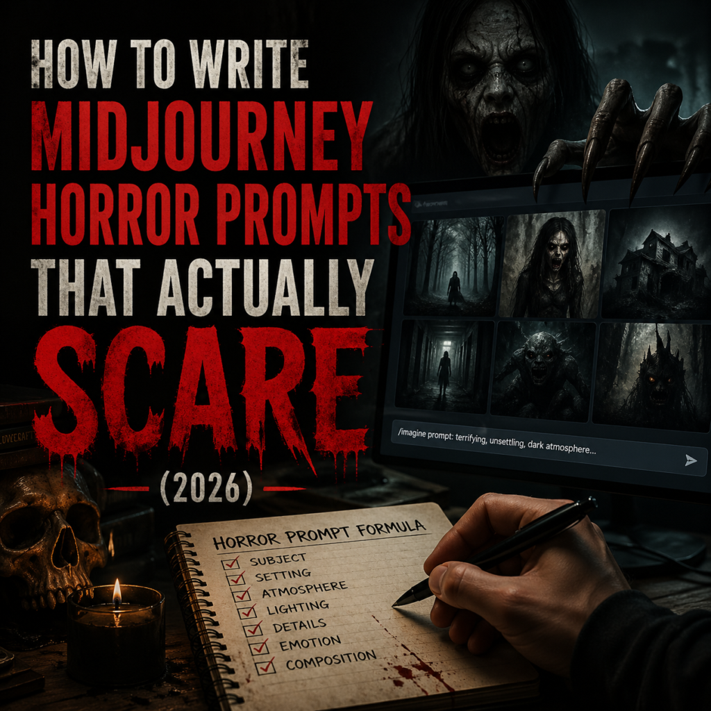 How to Write Midjourney Horror Prompts That Actually Scare (2026)