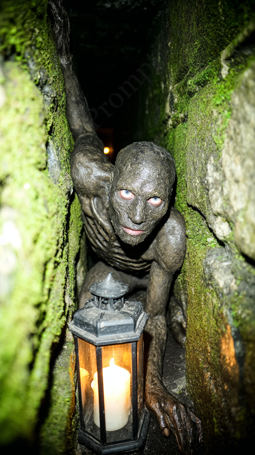 Church Passage Monster Horror Prompt